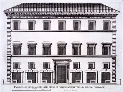 Palazzo of the Fonseca Family, Rome, from 